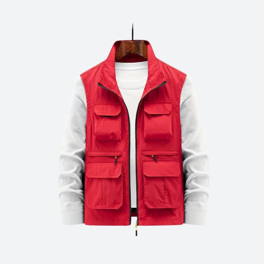 Gilet élégant pour hommes avec poches zippées pratiques - Sid