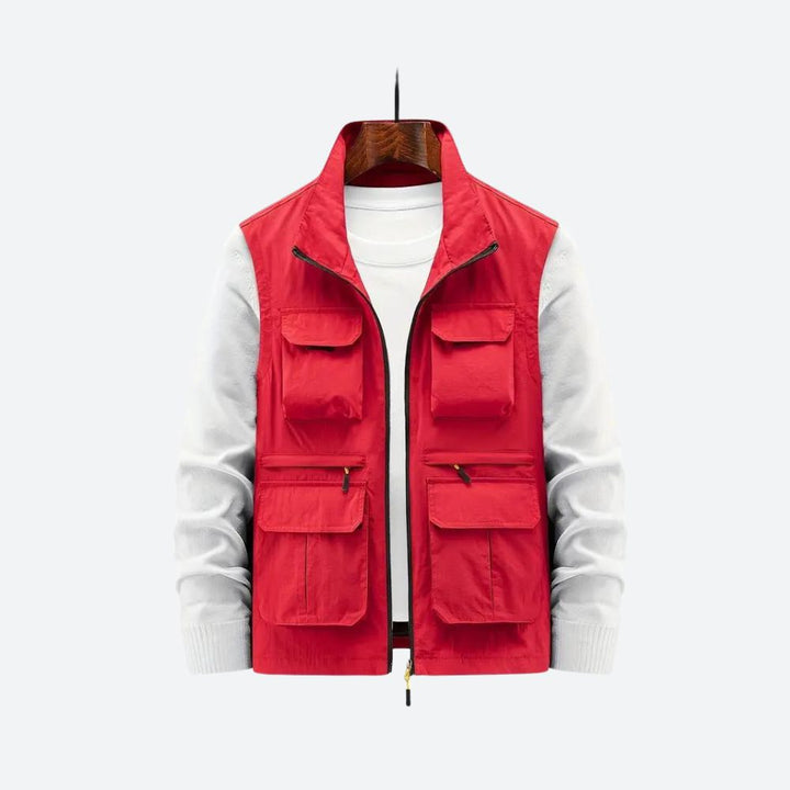 Gilet élégant pour hommes avec poches zippées pratiques - Sid