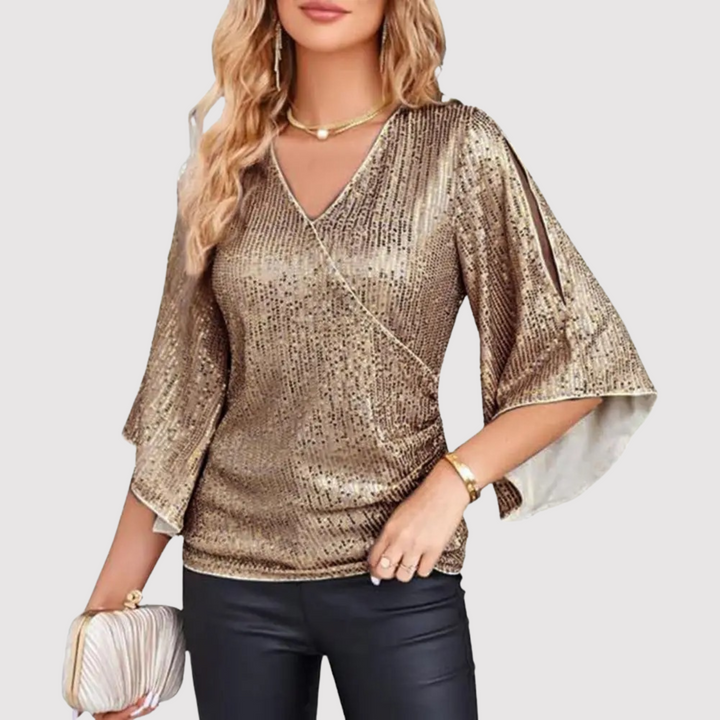 Susan - Top en paillettes élégant et confortable pour femmes