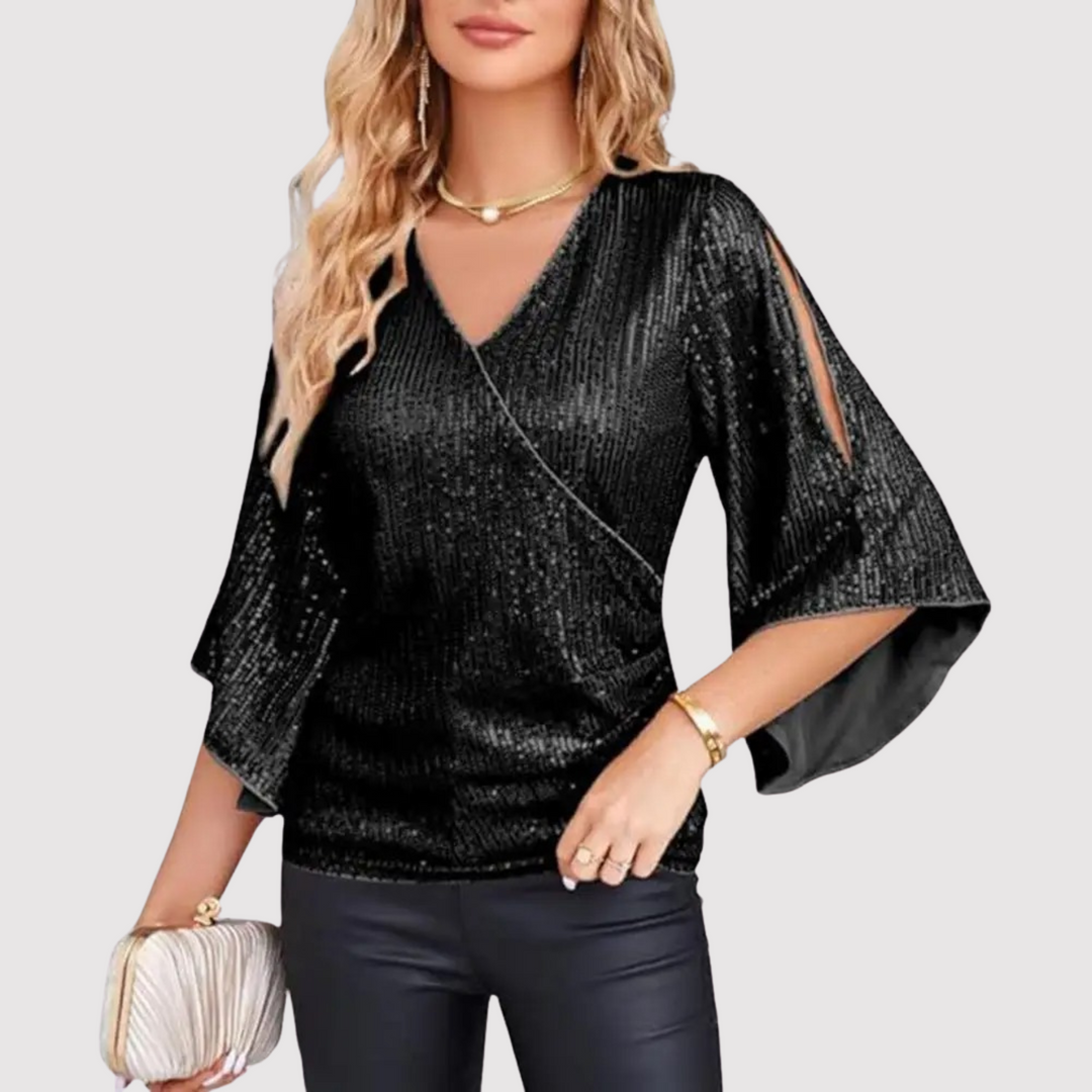 Susan - Top en paillettes élégant et confortable pour femmes