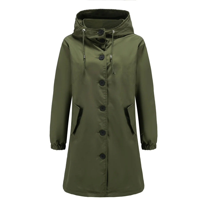 Lilac - Coupe-vent à capuche pour femmes, parfaitement imperméable et élégant