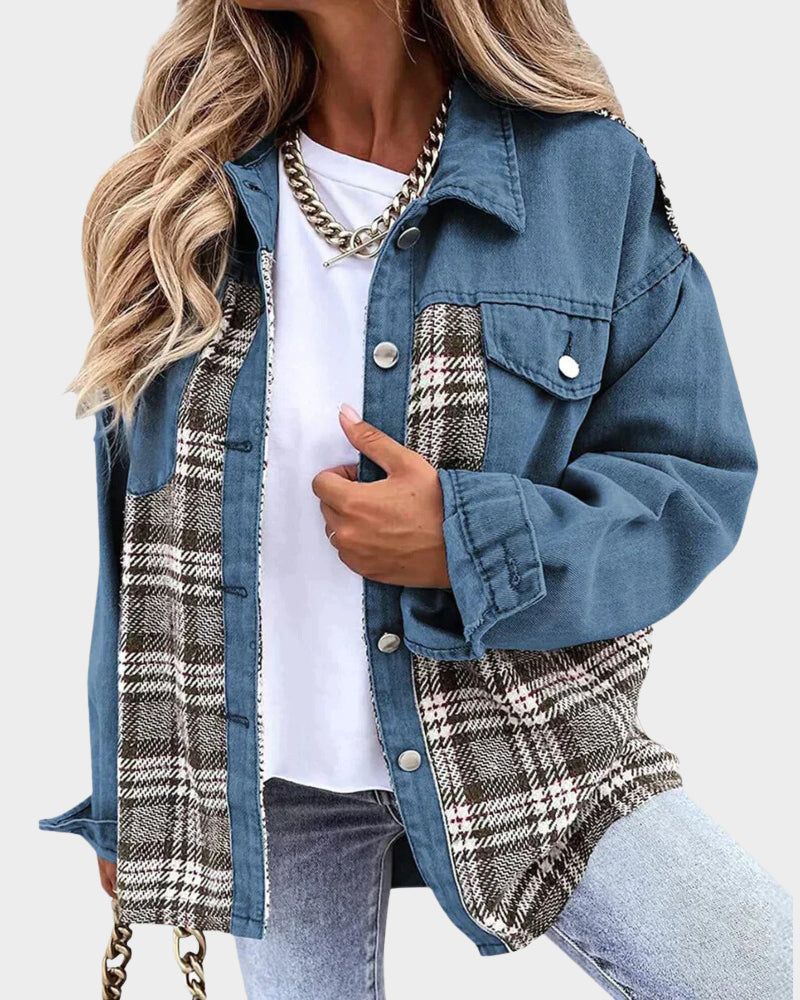 Lina - Veste en jean élégante pour un look d'automne parfait pour les femmes