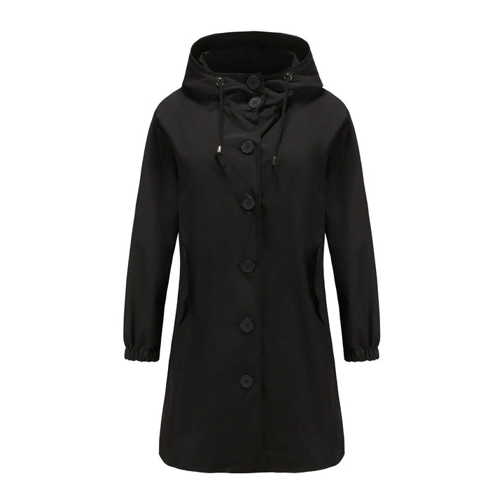 Lilac - Coupe-vent à capuche pour femmes, parfaitement imperméable et élégant
