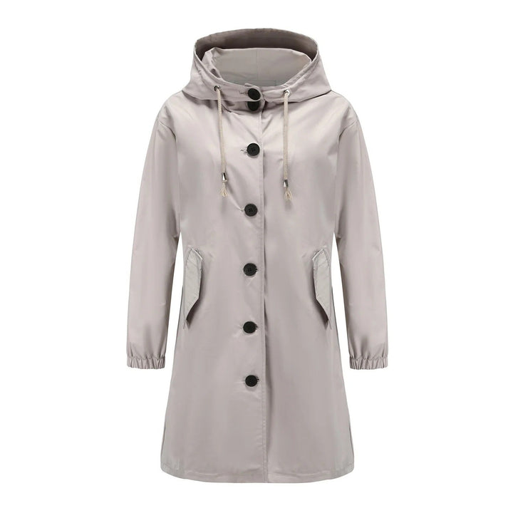 Lilac - Coupe-vent à capuche pour femmes, parfaitement imperméable et élégant