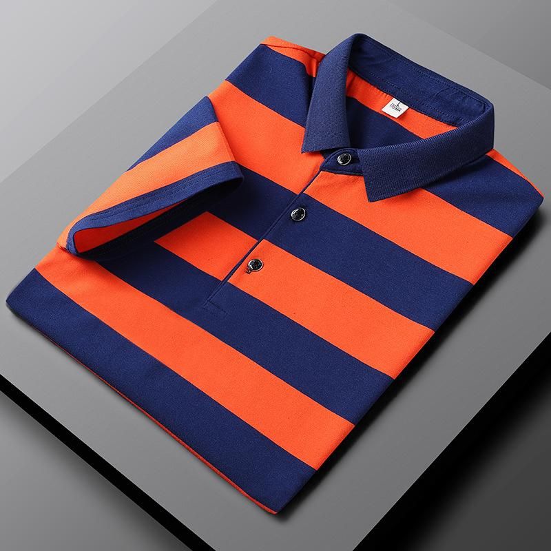 Polo d'été stylé à manches courtes et rayures - Siem