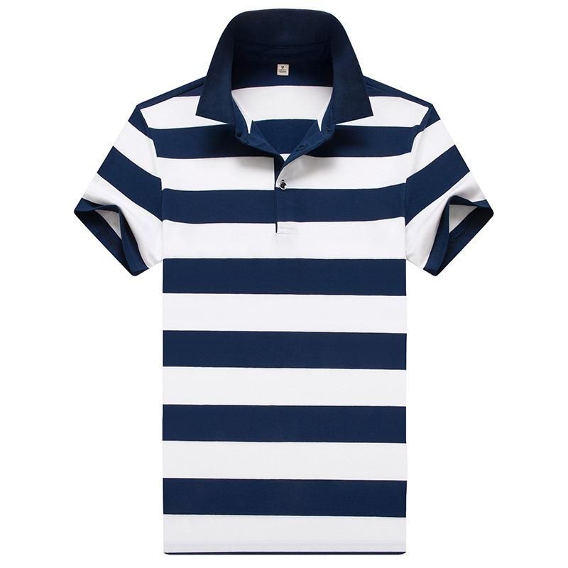 Polo d'été stylé à manches courtes et rayures - Siem