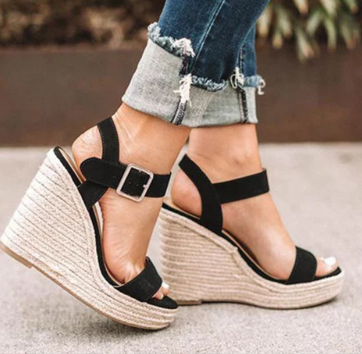 Fatima - Talons compensés orthopédiques pour femmes pour un confort ultime