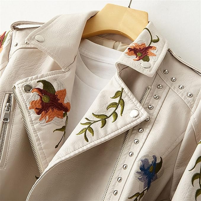 Ivy - Veste en faux cuir élégante et confortable pour femmes
