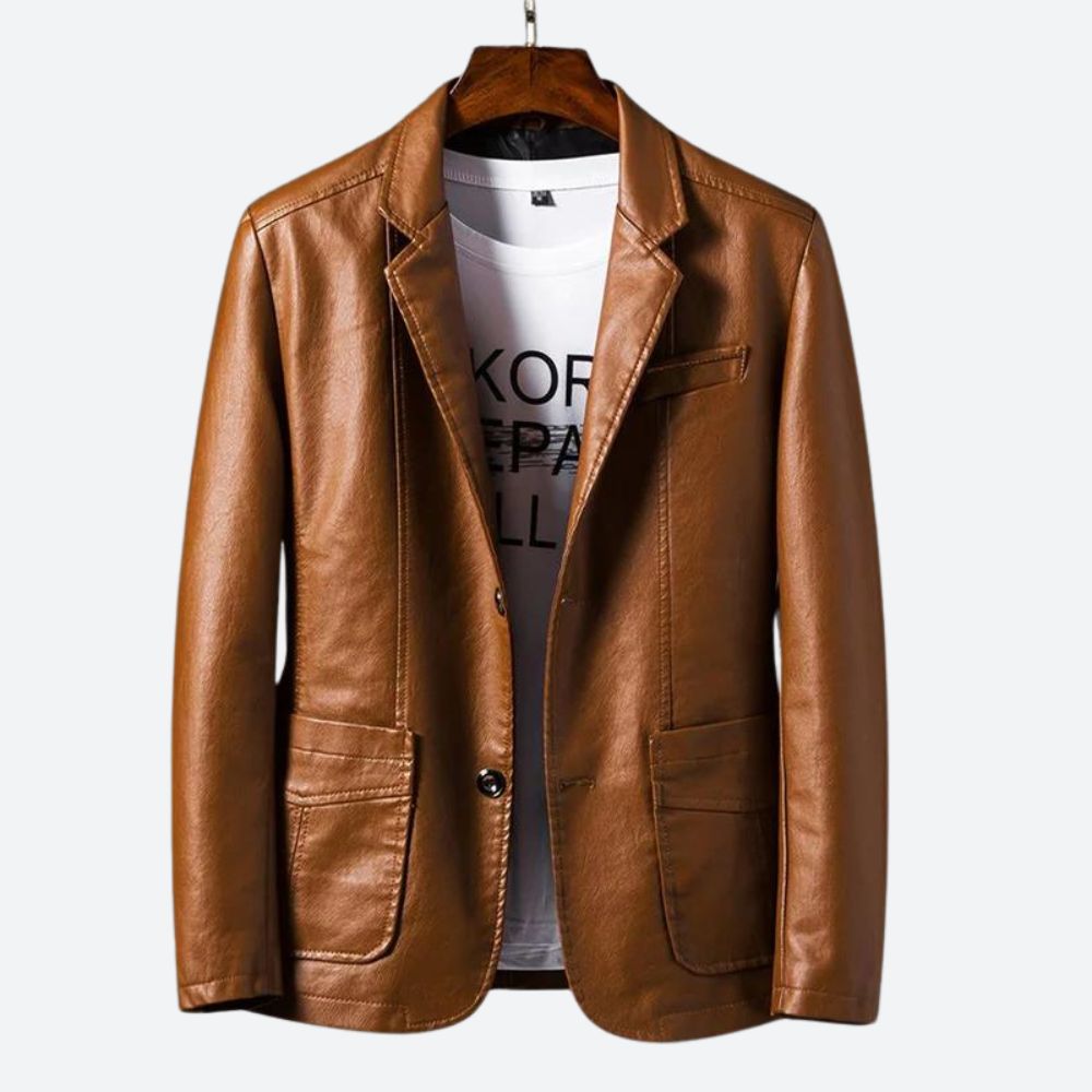 Blazer en cuir élégant - Samuel