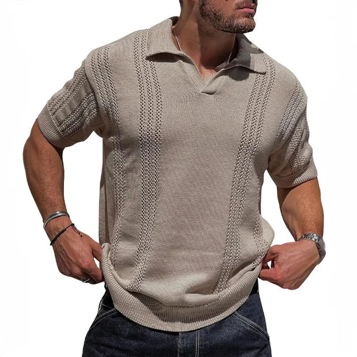 Polo d'été élégant en maille pour hommes - Davy