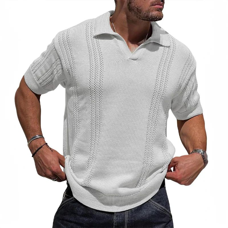 Polo d'été élégant en maille pour hommes - Davy