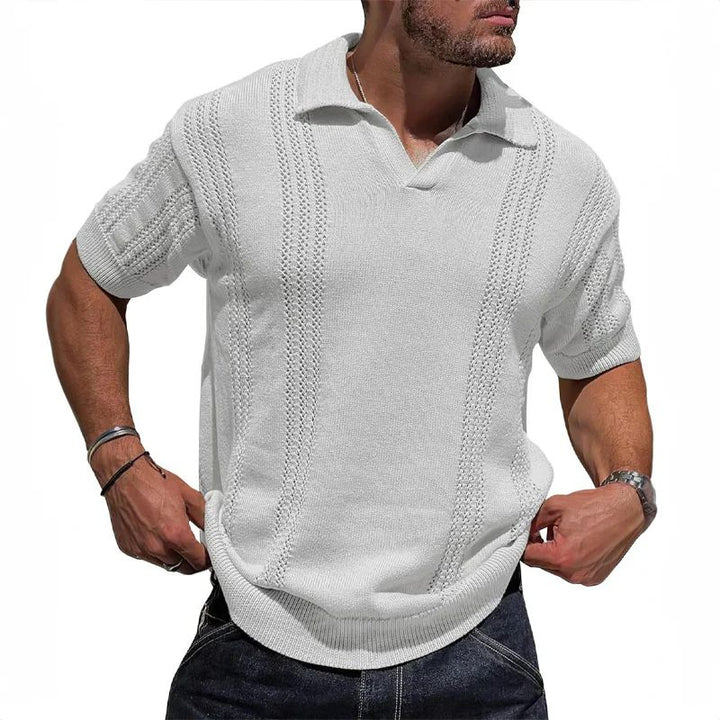 Polo d'été élégant en maille pour hommes - Davy