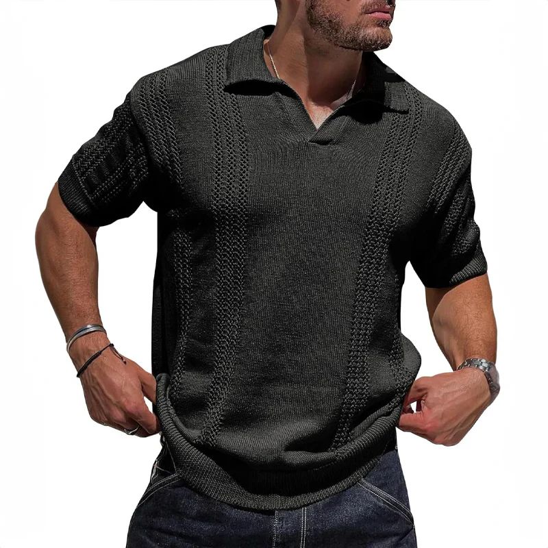 Polo d'été élégant en maille pour hommes - Davy