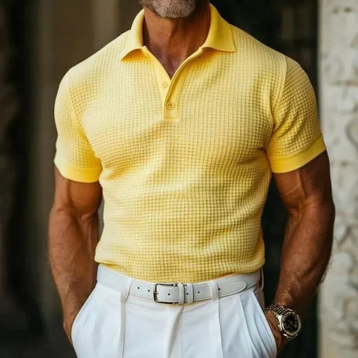 Polo boutonné pour homme, élégant et intemporel, pour un look estival idéal - Brend