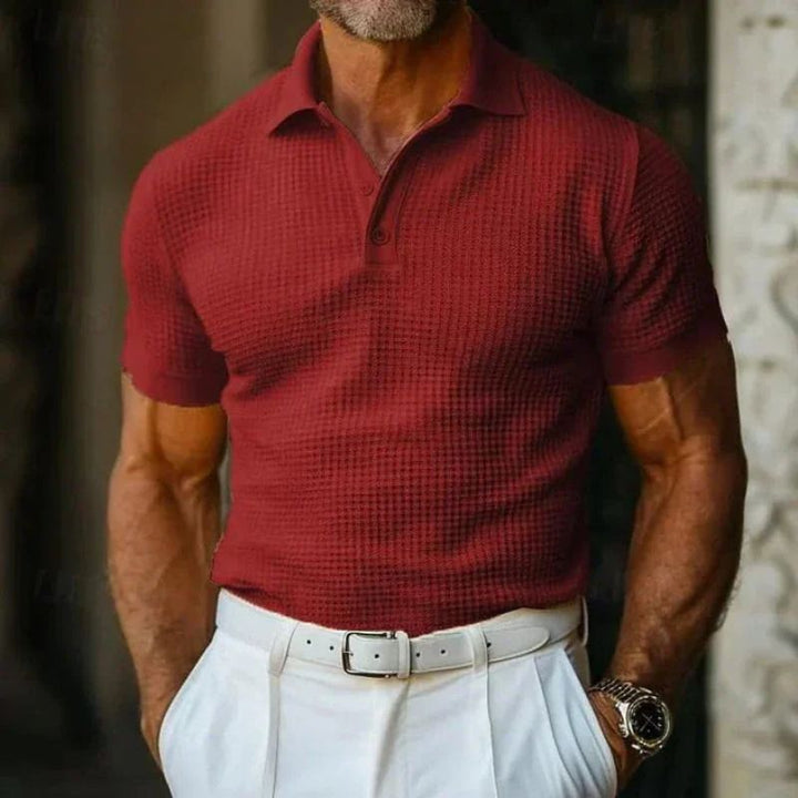 Polo boutonné pour homme, élégant et intemporel, pour un look estival idéal - Brend